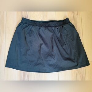 Girlfriend Collective Dark Green Mini Skort